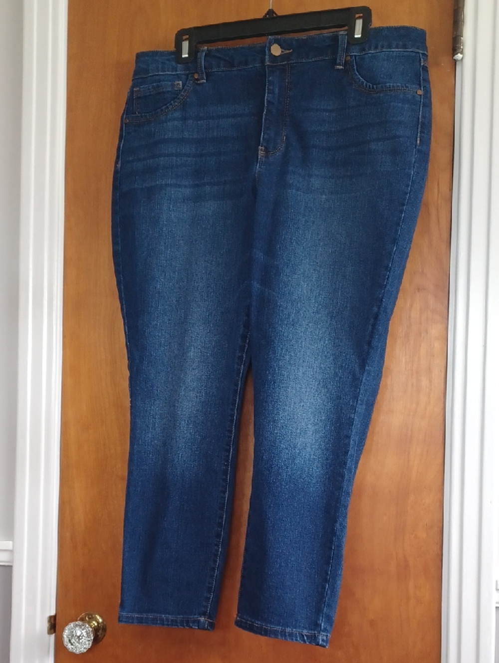 d.jeans Sz.16P. Jeggings Crop.L.25". R.11". W.35" EUC!